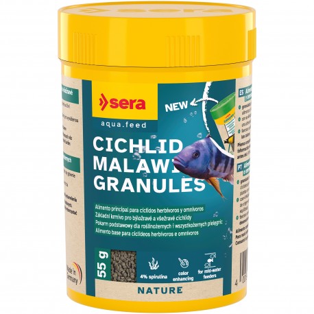 Cichlid Malawi Granules 100 ml (55 g) - pokarm roślinny w granulacie