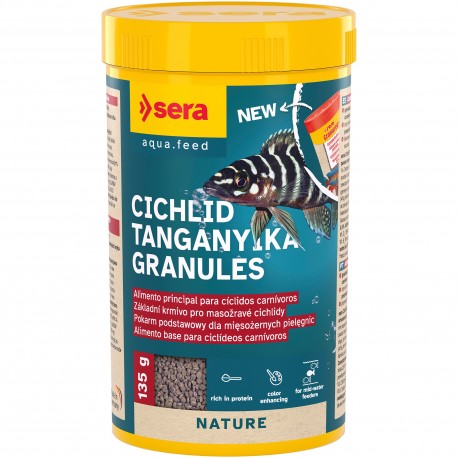 Cichlid Tanganyika Granules 250 ml (135 g) - pokarm dla pielęgnic mięsożernych