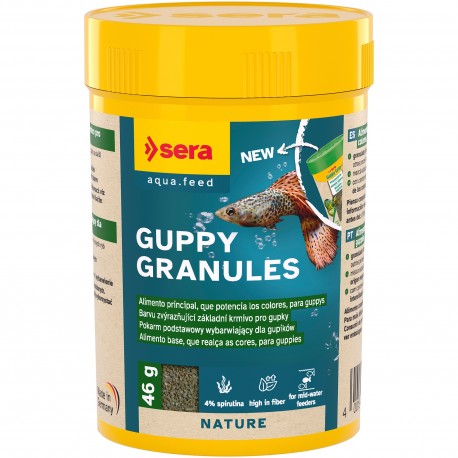 Guppy Granules 100 ml (46 g) - pokarm dla gupików w granulacie