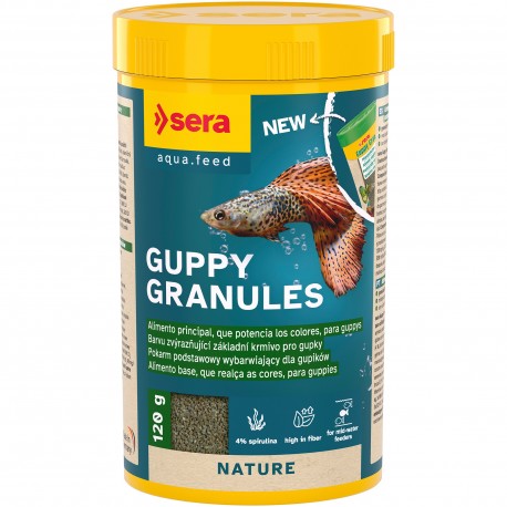 Guppy Granules 250 ml (120 g) pokarm dla gupików w granulacie