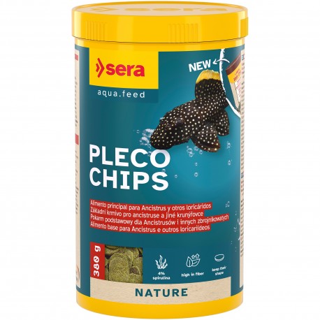 Pleco Chips 1.000 ml (380 g) - pokarm dla ryb zbrojnikowatych