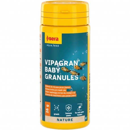 Vipagran Baby Granules 50 ml (28 g) - pokarm dla młodych ryb w granulacie