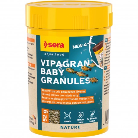 Vipagran Baby Granules 100 ml (48 g)- pokarm dla młodych ryb w granulacie