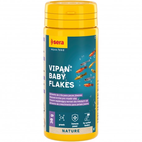 Vipan Baby Flakes 50 ml (30 g) - pokarm dla młodych ryb w płatkach