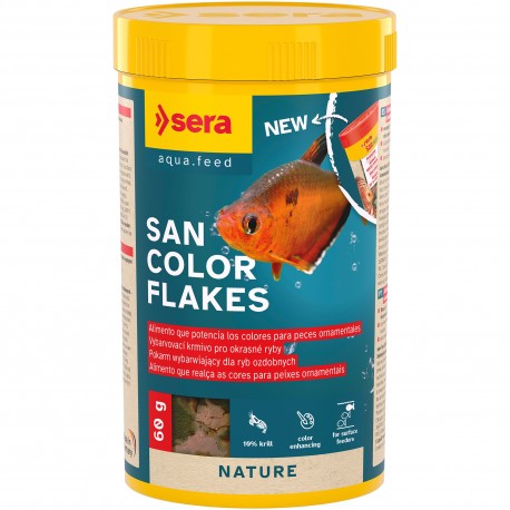 San Color Flakes 250 ml (60 g) - pokarm wybarwiający w płatkach