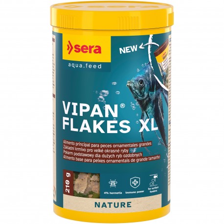 Vipan Flakes XL 1.000 ml (210 g) pokarm podstawowy w dużych płatkach