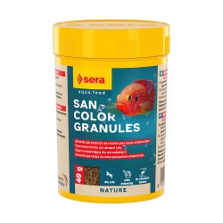 San Color Granules, pokarm, dla ryb żerujących w środkowej strefie wody, wybarwiający, granulat, 100 ml/40 g