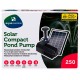 Aquagarden liberty, kompaktowa pompa solarna, do oczka wodnego, 240 l/h, max wys 1,25 cm, LED 0,15W, panel solarny 5W