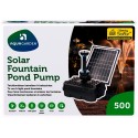 Aquagarden liberty, solarna pompa fontannowa, do oczka wodnego, 482 l/h, max wys 1,7 cm, LED 0,15W, panel solarny 10W