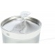 Fontanna Aqua Clear, dla kota, plastik/stal nierdzewna, 2,5 l/18 × 16 × 18 cm, biała
