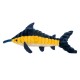 Zabawka pluszowa dla psa, Marlin, z piszczałką, szeleszczący papier w środku, ok 66 cm