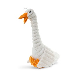 Zabawka pluszowa dla psa, Gęś, z piszczałką, szeleszczący papier w skrzydłach, ok 66 cm