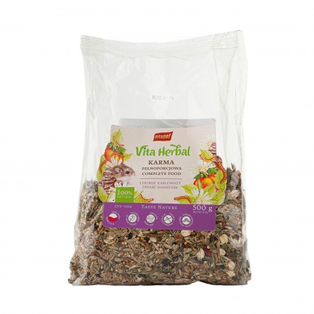 Vita Herbal karma pełnoporcjowa dla chomika karłowatego 500g 4szt/disp