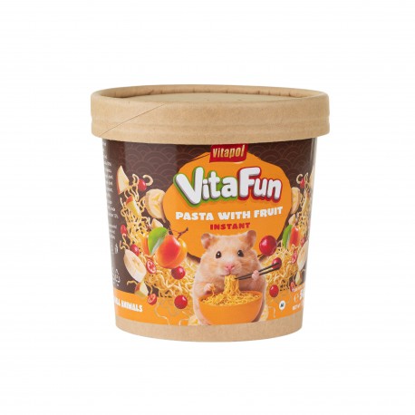 VitaFun Makaron instant z owocami dla gryzoni i królika, 50 g