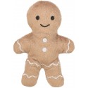 Xmas Piernikowy ludzik, zabawka, dla kota, plusz, z kocimiętką, 11 cm