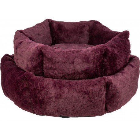 Xmas Bed Stars, legowisko, dla kota, okrągłe, bordowe, o 60 cm