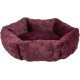 Xmas Bed Stars, legowisko, dla kota, okrągłe, bordowe, o 60 cm
