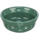 Xmas Miska ceramiczna, dla psa i kota, mix kolorów: bordowa i zielona, 0,25 l/o 13 cm