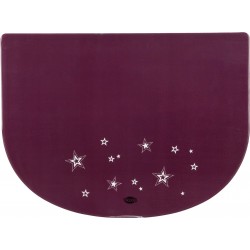 Xmas Podkładka pod miskę, dla psa i kota, bordowa, 40 × 30 cm