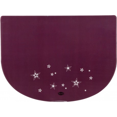 Xmas Podkładka pod miskę, dla psa i kota, bordowa, 40 × 30 cm