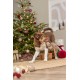 Xmas Para ludzików piernikowych na sznurze, zabawka, dla psa, plusz/sznur, 22 cm