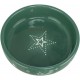 Xmas Miska ceramiczna, dla psa i kota, mix kolorów: bordowa i zielona, 0,4 l/o 15 cm