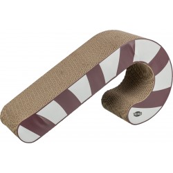 Xmas Laska cukrowa, drapak, dla kota, ciemnoczerwony/biały, karton, 42 × 13 × 21,5 cm