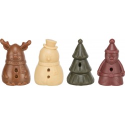 Xmas mix figurek (bałwan, renifer, choinka, Mikołaj), przysmak, dla psa, 65 g, 56/OPAK
